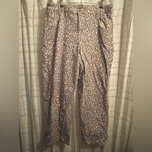 Wild Fable Leopard Print Wide Leg Jeans